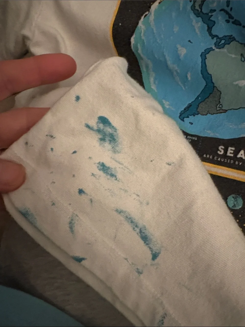 3/$20! Old Navy Graphic Tee with Blue & Yellow space planet  graphic size S, 6-7